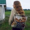 Western Style Elisa Concealed Carry Leather Backpack