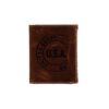 Mandarin Mens Hand Tooled Leather & Hair On Wallet