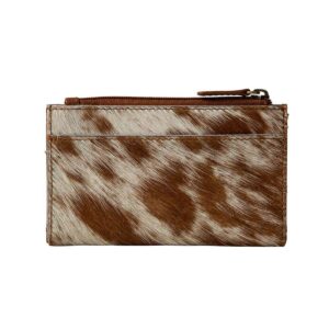 Bailey Ray Hair-On Leather Credit Card Holder