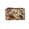 Bailey Ray Hair-On Leather Credit Card Holder