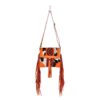 Tonga Ridge Canvas & Hairon Bag in Pink