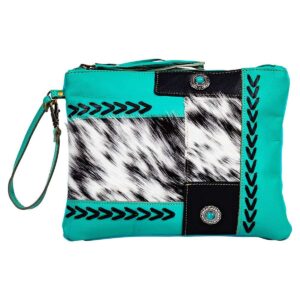 Turinna Springs Hair On Leather Pouch
