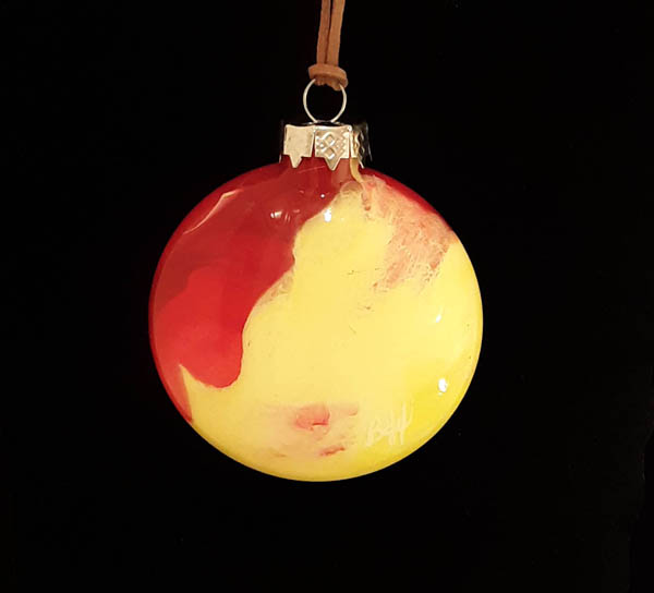 Southwest Dreamcatcher Original Hand-Painted Ornament - Image 2
