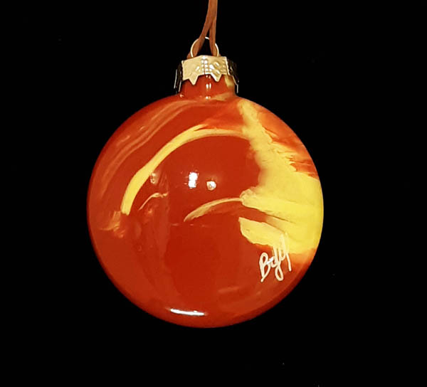 Desert Southwest Hand-Crafted Glass Ornament - Image 2