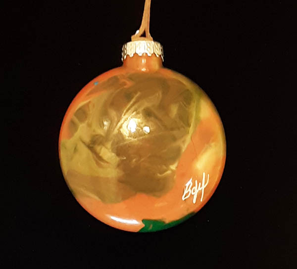 Original Southwest Arrowhead Glass Ornament - Image 2