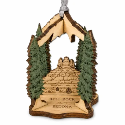 3-D Bell Rock Sedona Wood Ornament