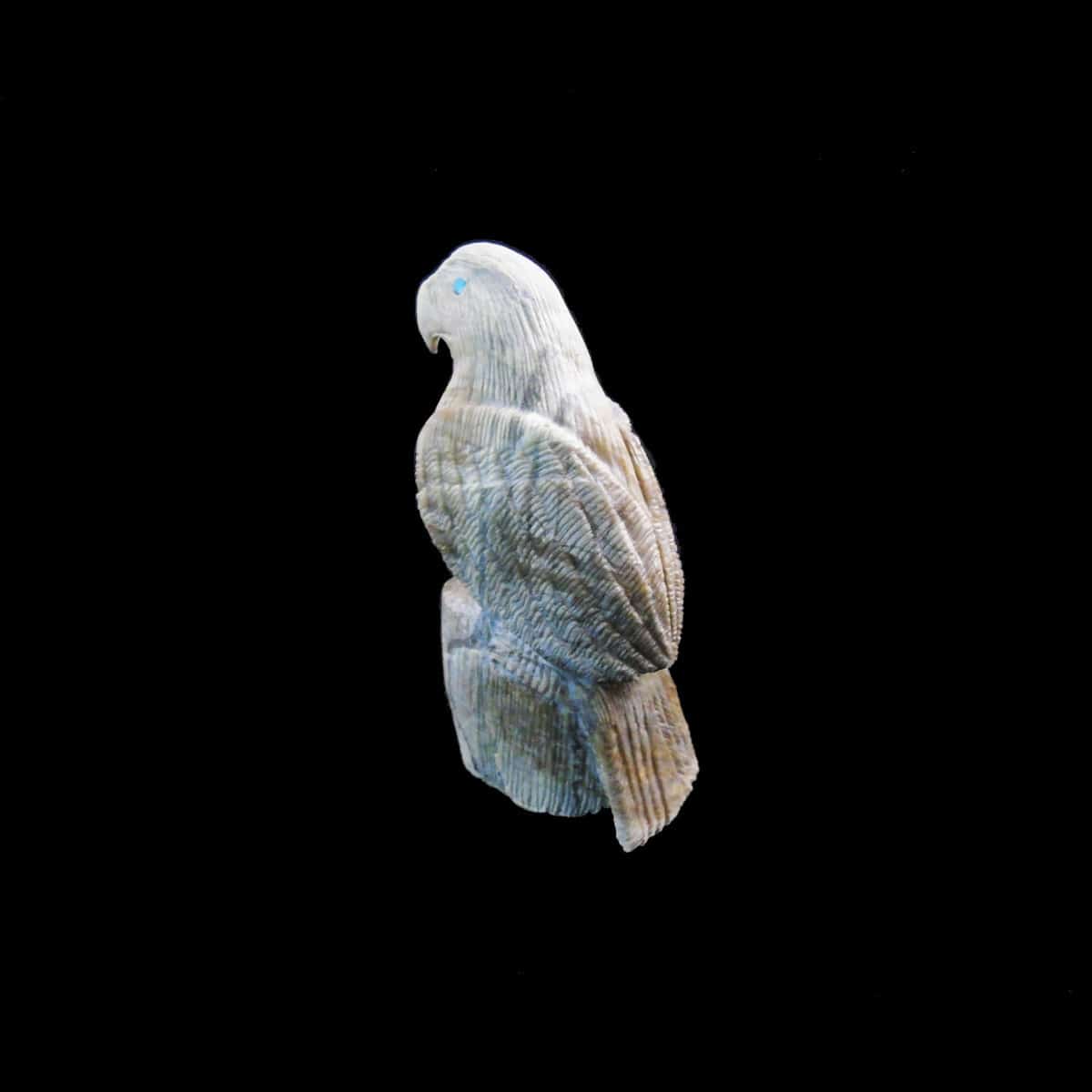 Perched Eagle in Picasso Marble by Weekya - Image 3