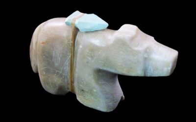 Turquoise Arrowhead & Zuni Bear Fetish