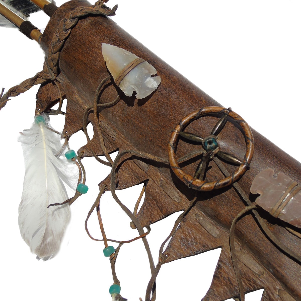 Lil Hawk Genuine Leather Quiver with Arrows - Image 3