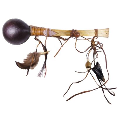 Ceremonial Native American Medicine Rattle