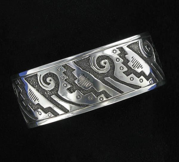 All Sterling Silver Pattern Bracelet