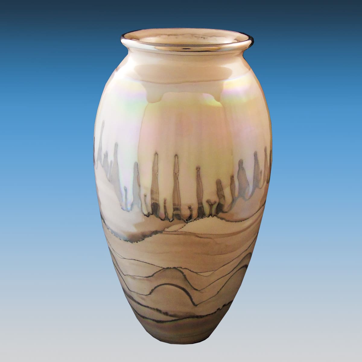 Bruce Fairman Desert Sands Medium Shoulder Vase - Image 4