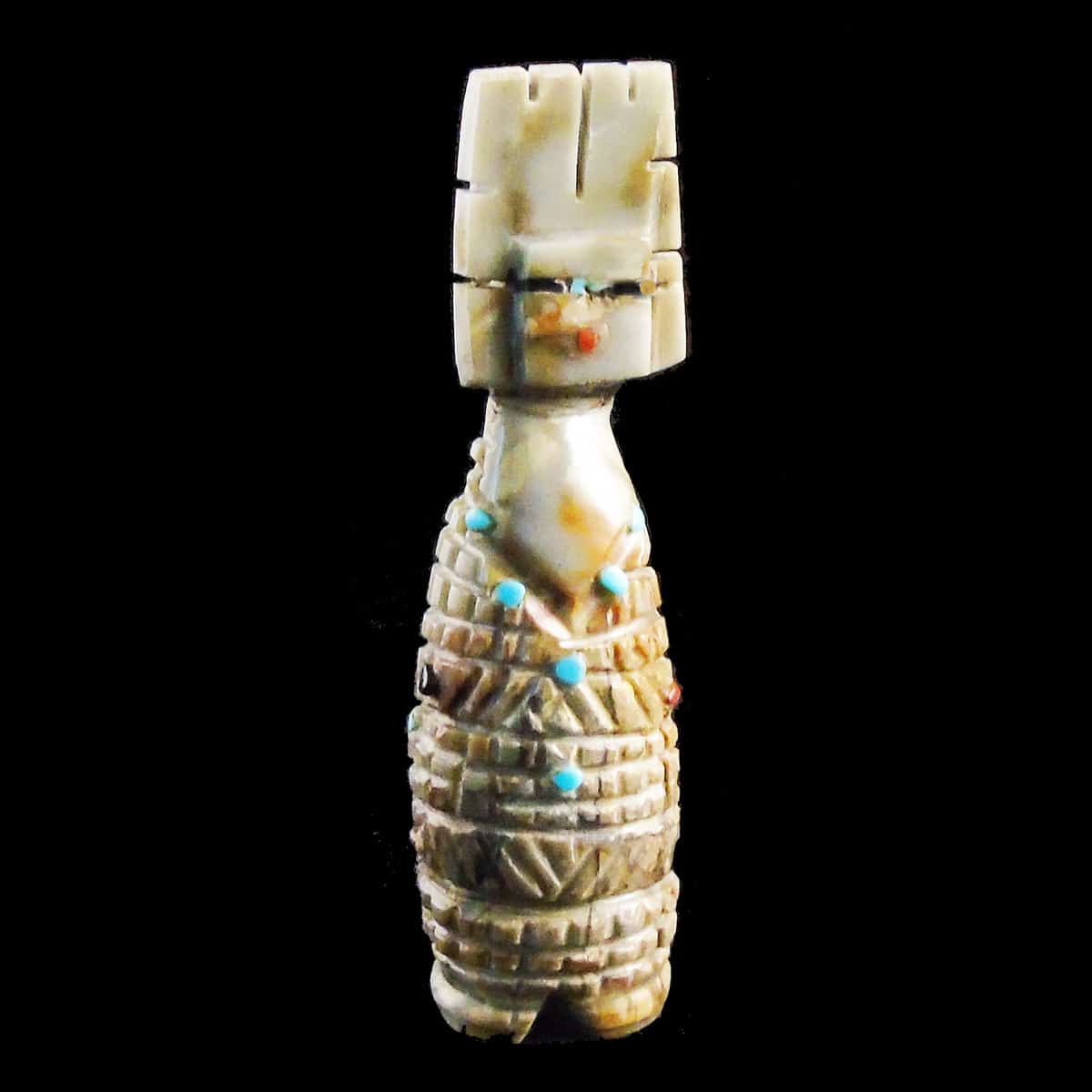 Corn Maiden Fetish Carving by Estate | Joe Wilcox Indian Den