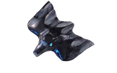 Tim Lementino Hand-Carved Zuni Jet Crow Fetish