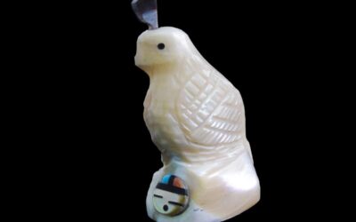 Traditional Sunface Quail Zuni Fetish Talisman
