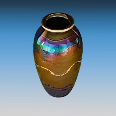 Bruce Fairman Iridescent Petite Shoulder Vase