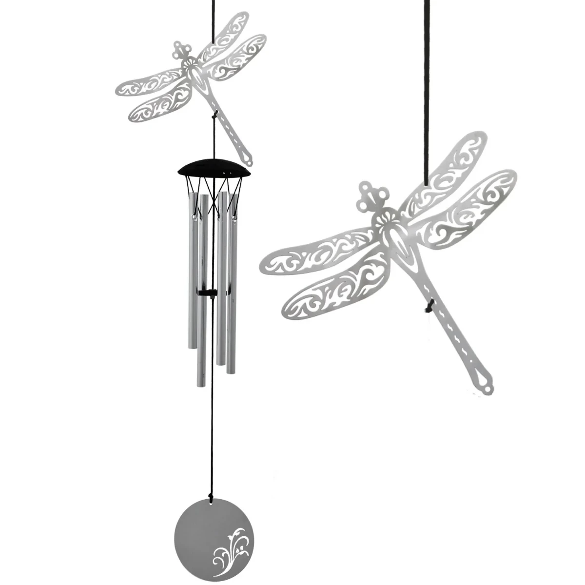 Flourish Filigree Dragonfly Wind Chime