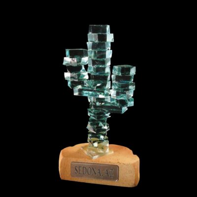 Sedona Arizona Glass Southwest Saguaro Cactus decor