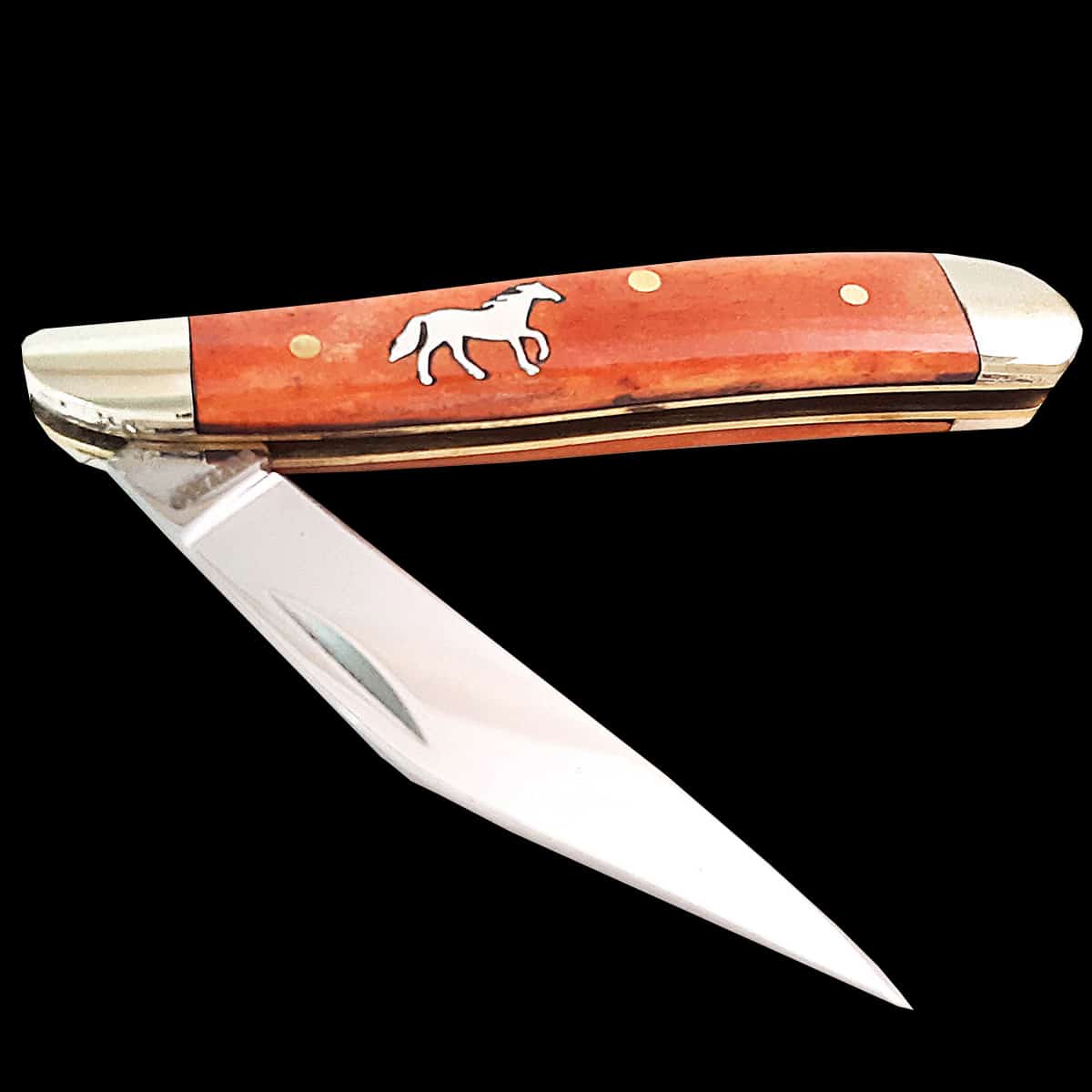Horse Peanut Single Blade Bone Knife - Image 4