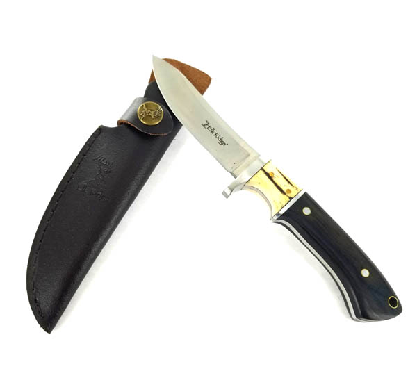 Inlaid Bear Wood & Bone Fixed Blade - Image 2
