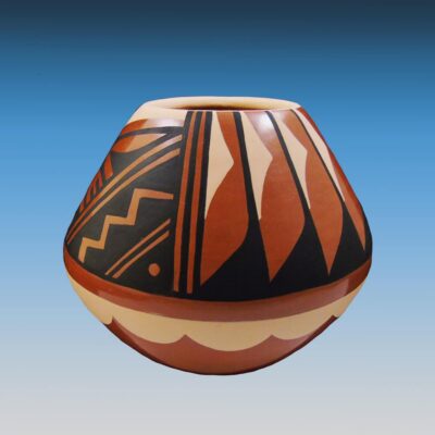 Jemez Handmade Authentic Pueblo Vase