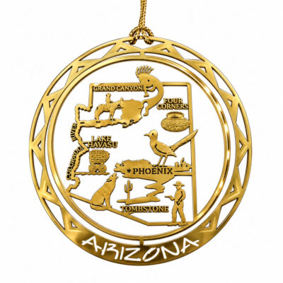 Arizona Brass Ornament