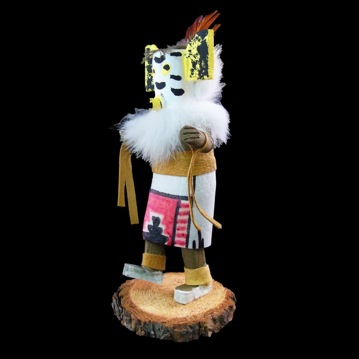 Hand Carved Navajo Owl Kachina - Image 3