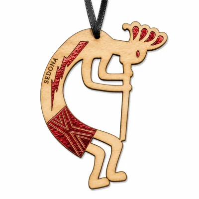 Kokopelli Wood Ornament