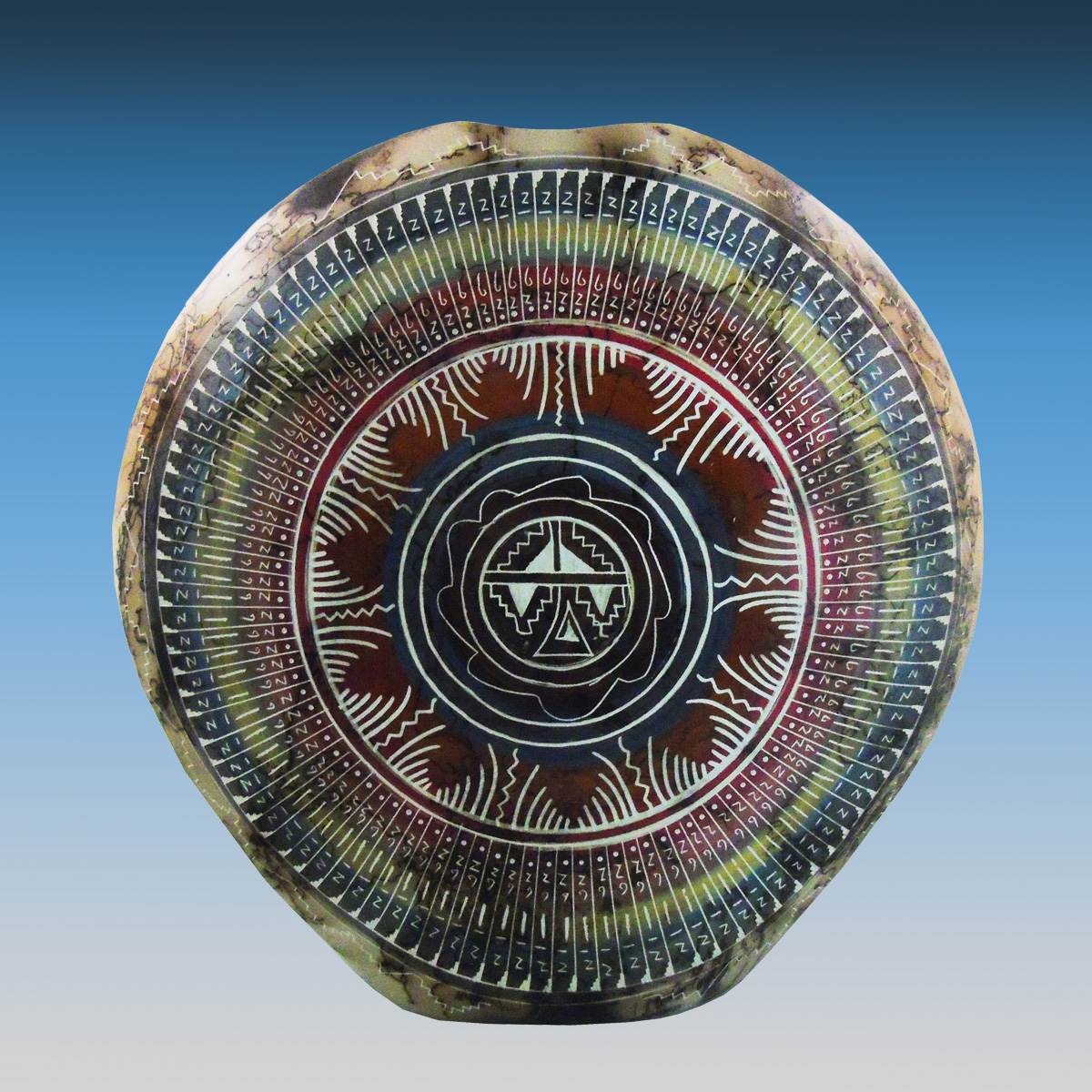 Navajo Horsehair Pillow Vase NP -13 - Image 3