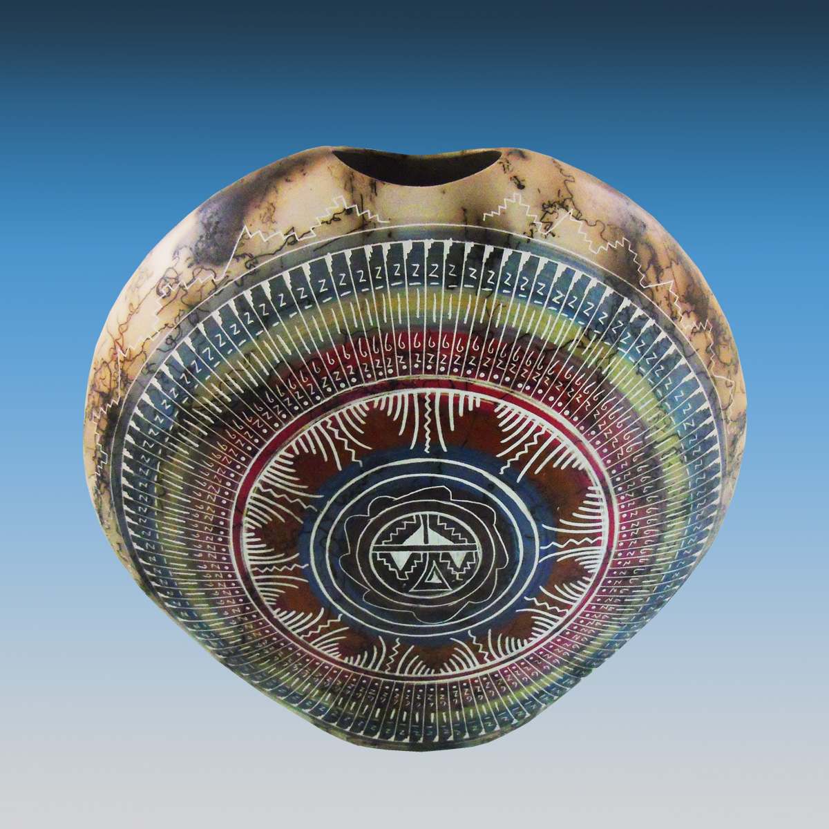 Navajo Horsehair Pillow Vase NP -13 - Image 2