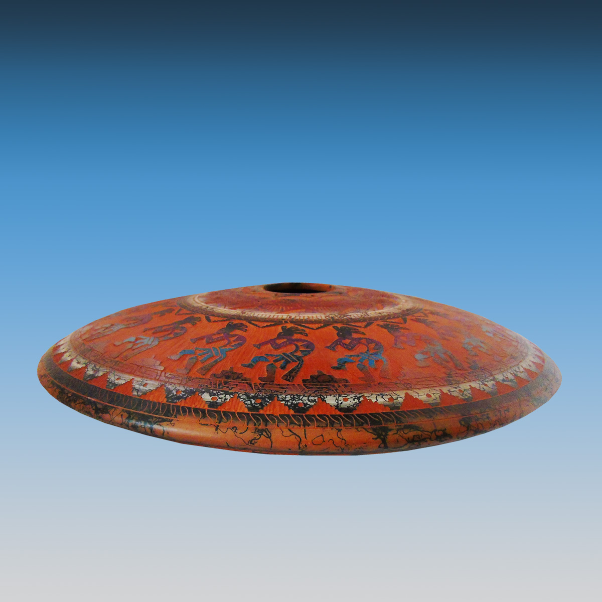 Navajo Horsehair Pottery NP -19 - Image 2