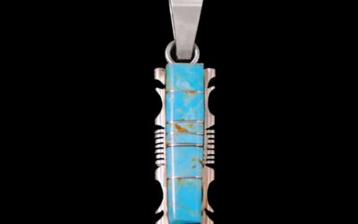 High-Quality Native American Turquoise Pendant