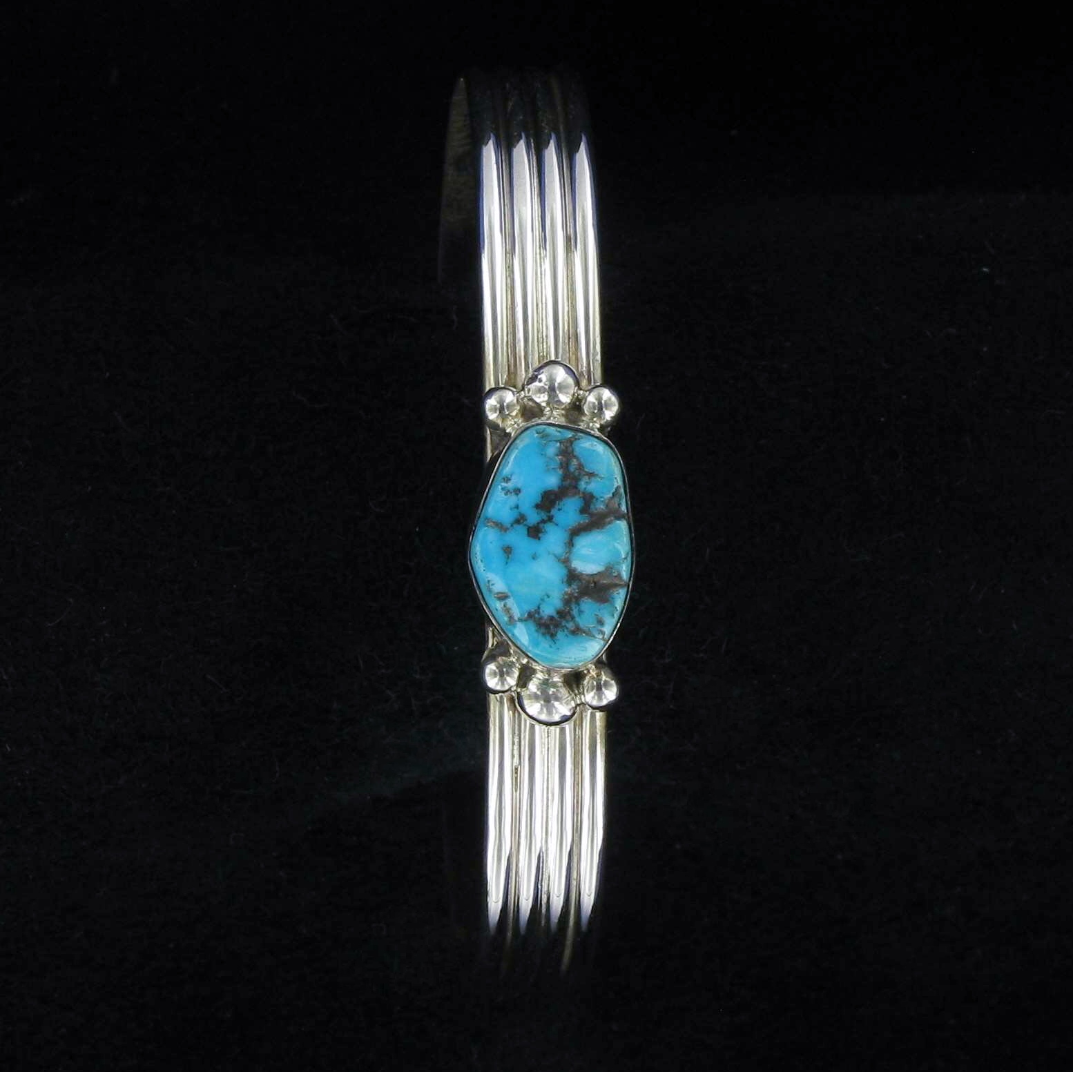 Single Turquoise Stone Bracelet - Image 3
