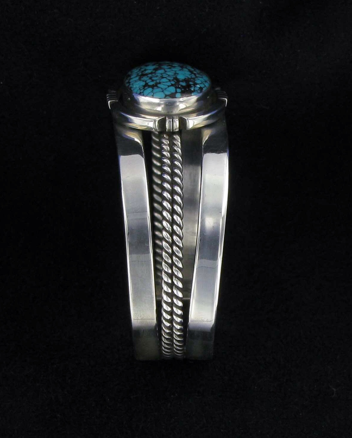 Spider Web Turquoise Stone Bracelet - Image 3