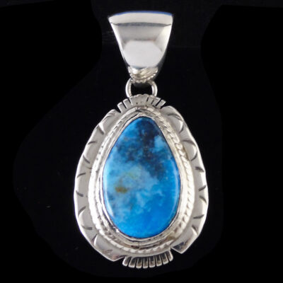 Turquoise Stone Pendant by Smith