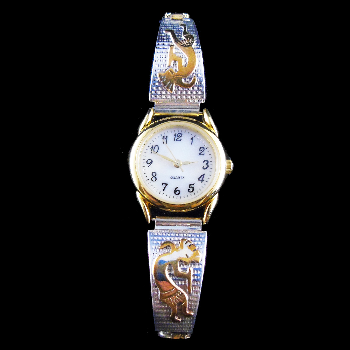 Navajo Gold Filled Overlay Kokopelli Watch