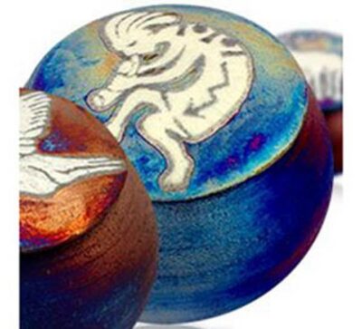 Raku- Mini Dreamcatcher Jar
