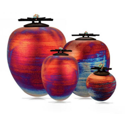 Raku Dream Jars with Stick Lid