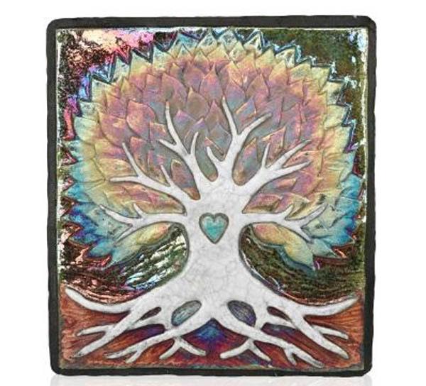 Raku Wall Art - Tree of Life