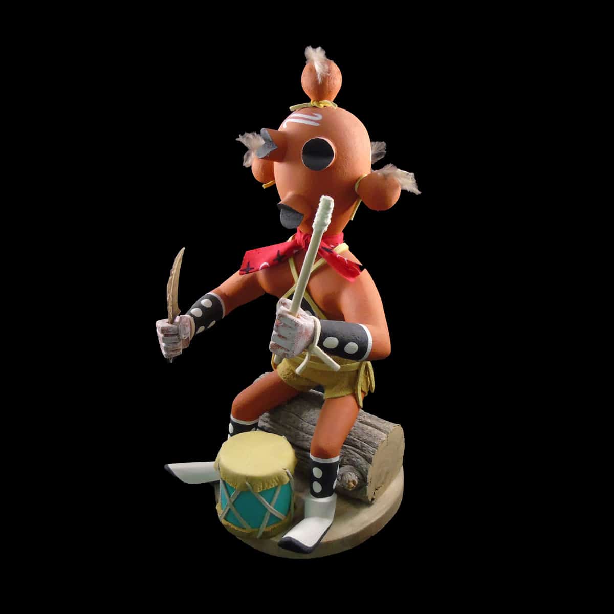 Robert Benally Mudhead Kachina - Image 3