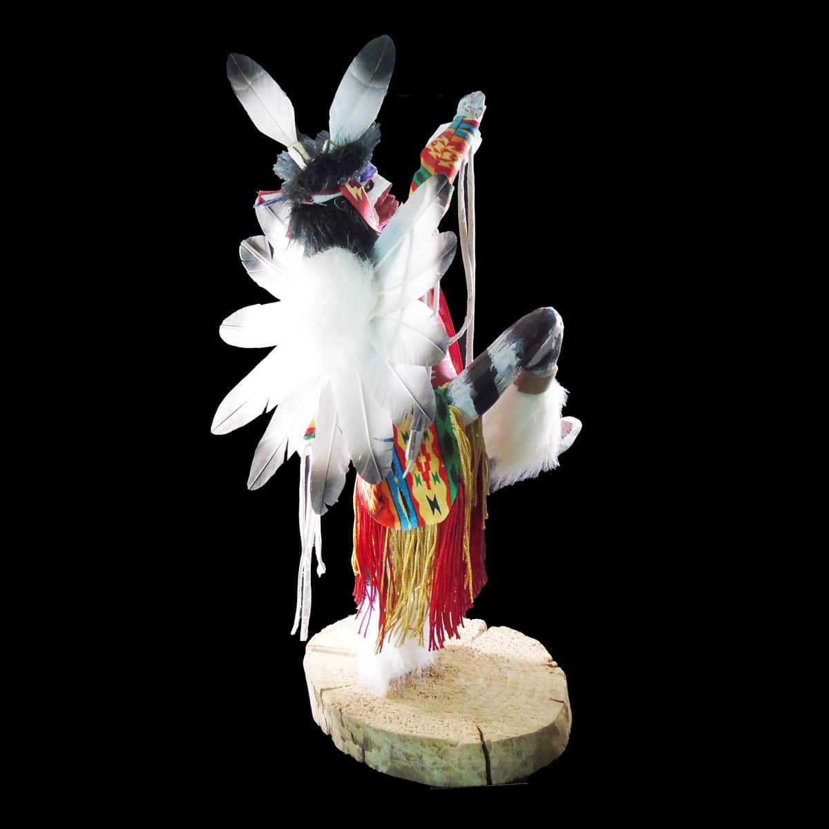 Sammie Walker Navajo Fancy Dancer Kachina - Image 2