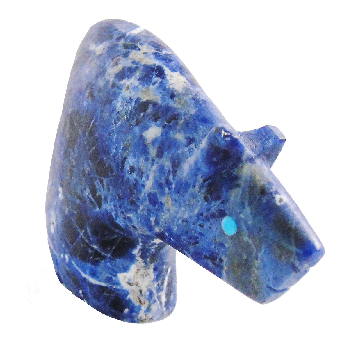 Sodalite Bear Fetish Carving - Image 3