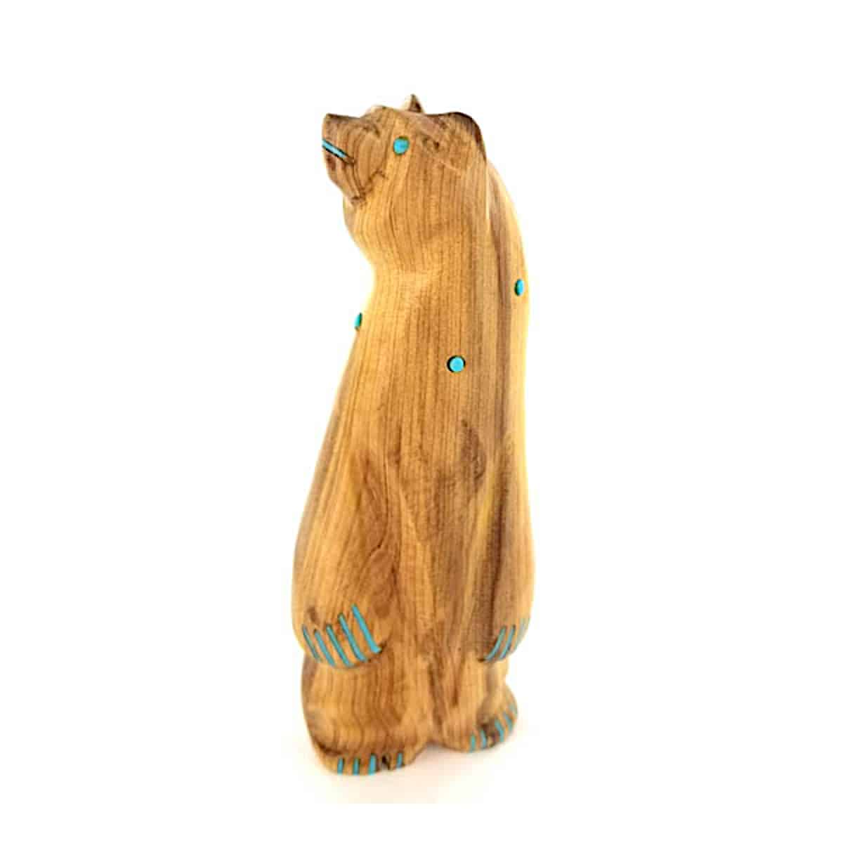 Standing Wood Bear Fetish-Calavaza