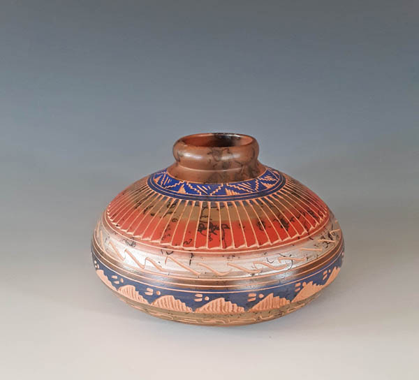 Whitegoat Rainbow Horsehair Pottery - Image 3