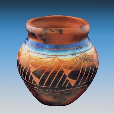 Vanessa Sam Authentic Southwest Navajo Horsehair Pottery