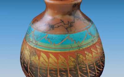 Horsehair Navajo Pottery by Livingston