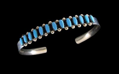 Sleeping Beauty Turquoise Cuff Bracelet by Verona Martza