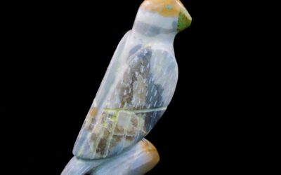 Enrique Leekya Zuni Quail – Scenic Agate