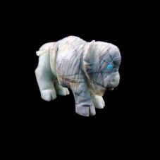 Zuni Buffalo Fetish by Jonas Hustito - Hand Carved