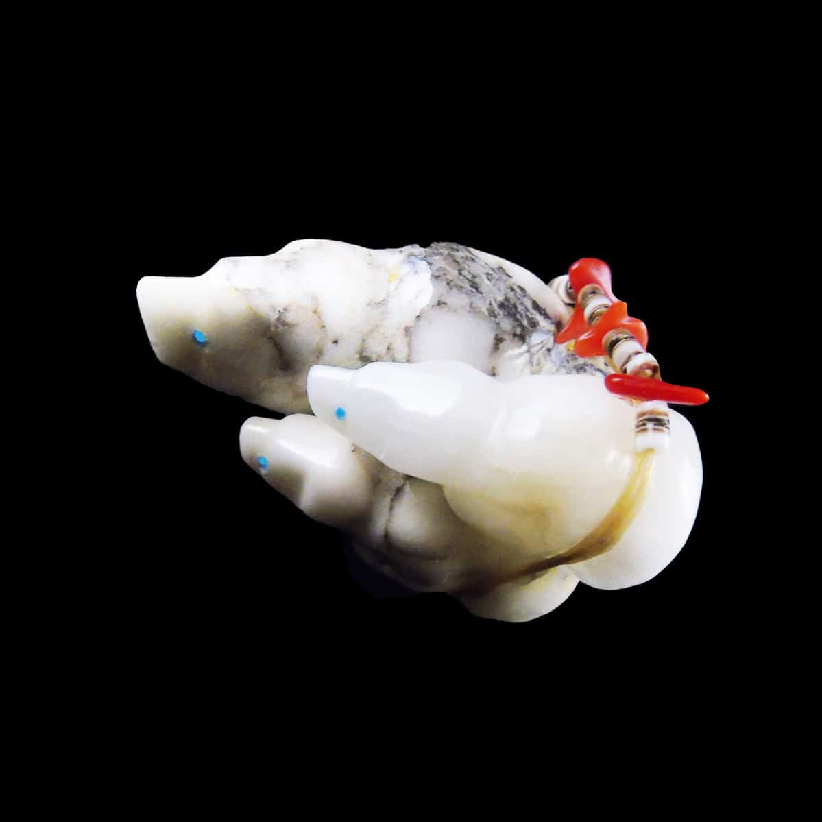 Authentic Hand-Crafted Zuni Bear Family Fetish with Bundle - Image 2